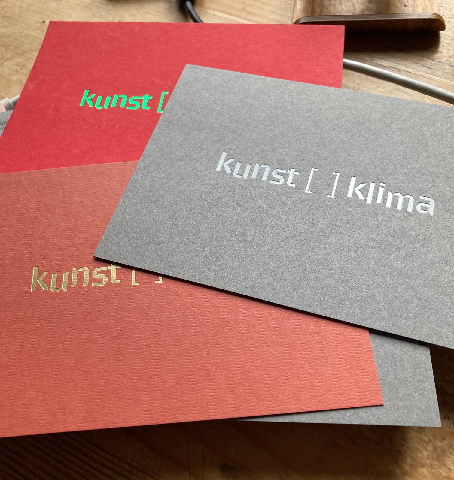 Kunst Klima post cards